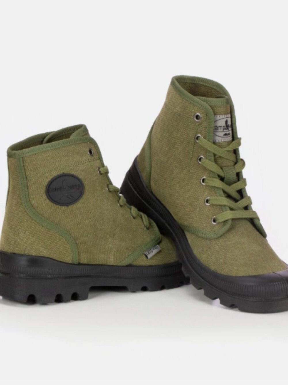 Camp Ways Olive Green Men's Hiking Outdoor Water Resistant Boots Size 12